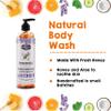 Beessential Natural Body Wash, Lavender | Sulfate-Free Bath and Shower Gel with Essential Oils for Men & Women, 8 oz view 3