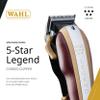 Wahl Professional 5 Star Legend Clipper, Corded Ultimate Fading Clipper with Adjustable Taper Lever and 8 Cutting Guides view 2