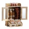 Brubaker Cosmetics 10 Pcs Beauty Gift Set Women Wooden Cabinet Coconut view 1