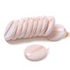 10 Pieces Pure Cotton Powder Puff, Makeup Puff for Powder Foundation, 3.15-inch Normal Size with Strap, Blending for Loose Powder Mineral Powder Body Powder Wet Dry Makeup Tool view 1