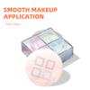 10 Pieces Pure Cotton Powder Puff, Makeup Puff for Powder Foundation, 3.15-inch Normal Size with Strap, Blending for Loose Powder Mineral Powder Body Powder Wet Dry Makeup Tool view 4