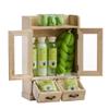Brubaker Cosmetics 10 Pcs Beauty Gift Set Women Wooden Cabinet Aloe Vera Vanilla view 1