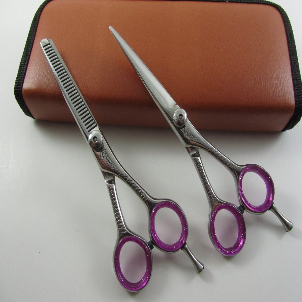 5.5"Professional Razor Edge Hair Cutting & Thinning Scissors Shears Hairdressing Scissors Barber Shears