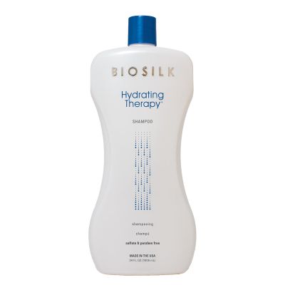 BioSilk Hydrating Shampoo, Replenishes Hair Moisture For Strong, Smooth Hair, Sulfate, Paraben, & Cruelty-Free, 34 Oz