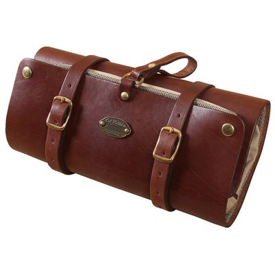 Col. Littleton Full-Grain Leather No.2 Shave Kit | Canvas Interior | Handcrafted in Lynnville, TN USA with imported hardware