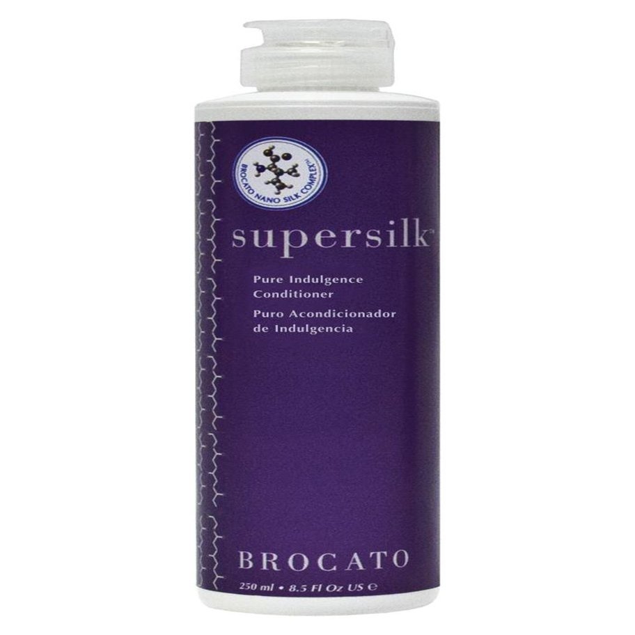 Brocato Supersilk Pure Indulgence Conditioner, 8.5 oz | Silky and Smooth | Smoothing and Moisturizing Rinse-Out Hair Conditioner Tames Curly & Frizzy Hair