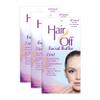 Hair Off Facial Buffer - Painless & Chemical Free Facial Hair Remover & Gentle Face Exfoliator - Hair Eraser to Slow Regrowth on Chin, Lip & Cheeks (3 Buffers Per Box, Pack of 3) view 1