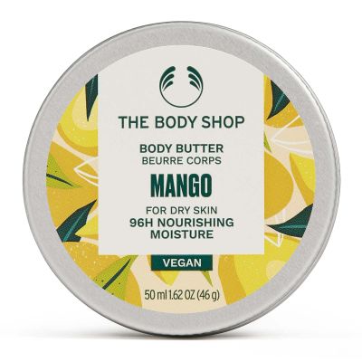 The Body Shop Mango Body Butter  Nourishing & Moisturizing Skincare for Very Dry Skin  Vegan  1.62 oz