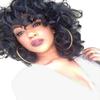 ELIM Curly Wigs for Black Women Short Kinky Curly Black Wigs for Women Big Curly Afro Soft Wig with Bangs Heat Resistant Natural Cute Synthetic Wig with Accessories Z014 view 1