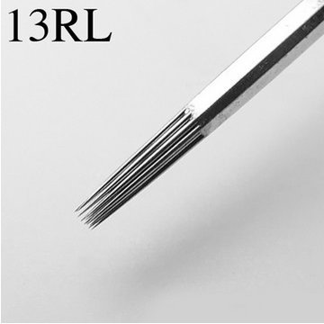 50 pcs Tattoo Needles 13rl Round Liner, Round Shader, Magnum Shader and Flat Shader Needle (1013RL)