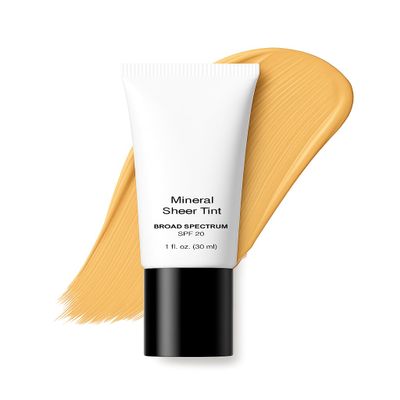 JOLIE. IMPECCABLE ME Mineral Sheer Tint SPF 20 Tinted Moisturizer, Flawless Oil-Free Mineral-Based Foundation with Hydrating, Lightweight Coverage for Radiant Skin, (Cameo Glow)