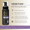 Norvell Venetian Sunless Self Tanner Mousse with Bronzer, 8 Fl Oz - Instant Self Tanning - Natural Looking - Anti-Orange - Fake Tan for Bronzing Glow view 2