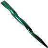 (1) Anodized Aluminum Conical Spiral 6" long Hair Stick Unbreakable Waterproof Pick Pic Pin Fork (Green) view 1