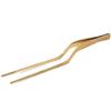 JB Prince Gold Offset Fine Tip Tweezer - 7.8-in view 1