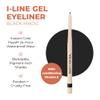 Beauty For Real I-Line 24-7 Eyeliner, Black Magic - Black Matte - Long-Wearing, Waterproof Gel Formula - Safe for Sensitive Eyes & Contact Lens Wearers - 0.01 oz view 2