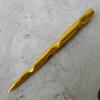 (1) Anodized Aluminum Conical Spiral 6" long Hair Stick Unbreakable Waterproof Pick Pic Pin Fork (Gold) view 3