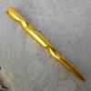 (1) Anodized Aluminum Conical Spiral 6" long Hair Stick Unbreakable Waterproof Pick Pic Pin Fork (Gold) view 4