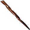(1) Anodized Aluminum Conical Spiral 6" long Hair Stick Unbreakable Waterproof Pick Pic Pin Fork (Brown) view 1