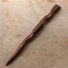 (1) Anodized Aluminum Conical Spiral 6" long Hair Stick Unbreakable Waterproof Pick Pic Pin Fork (Brown) view 4