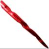 (1) Anodized Aluminum Conical Spiral 6" long Hair Stick Unbreakable Waterproof Pick Pic Pin Fork (Red) view 1