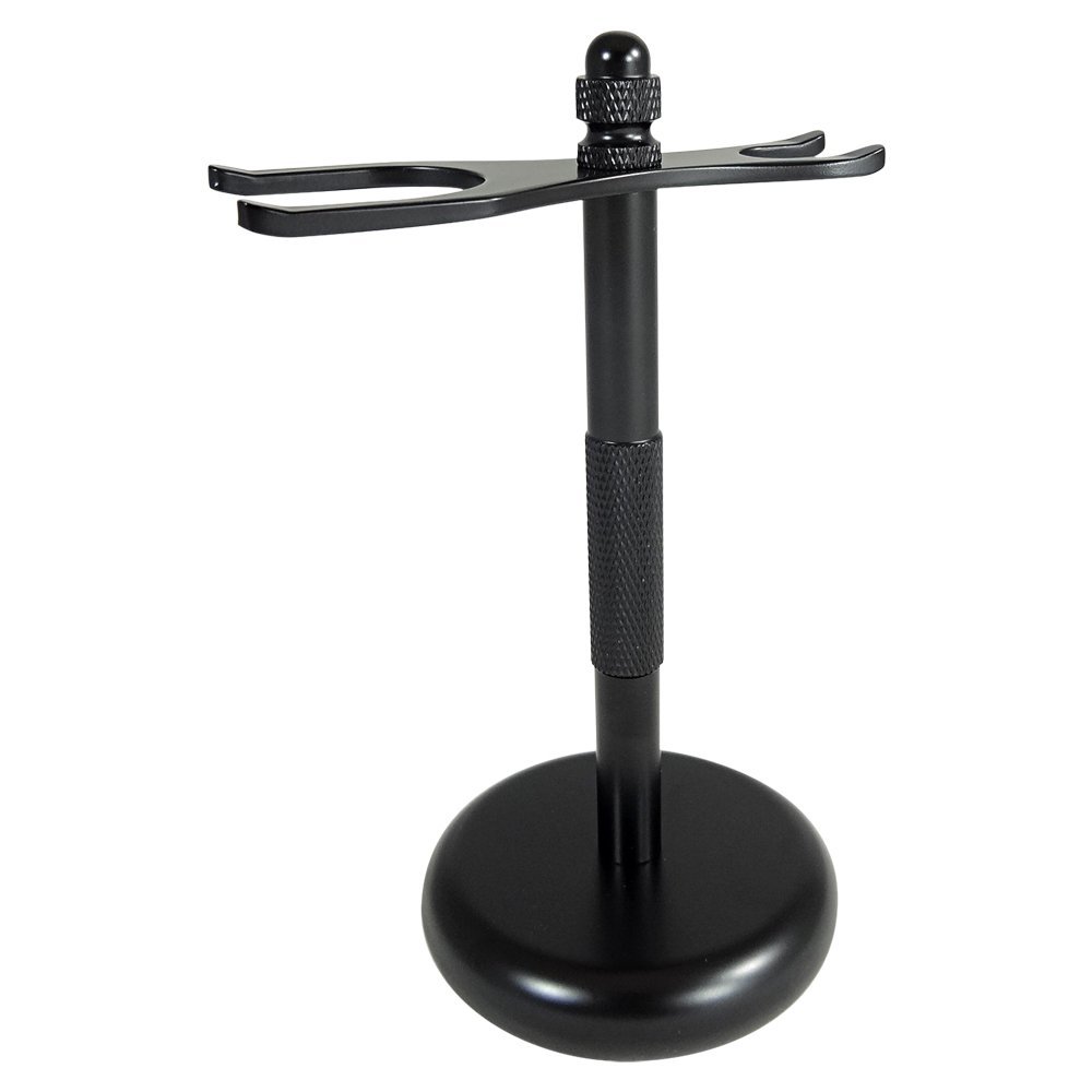 Barbero Deluxe Razor and Brush Stand No.01 Black