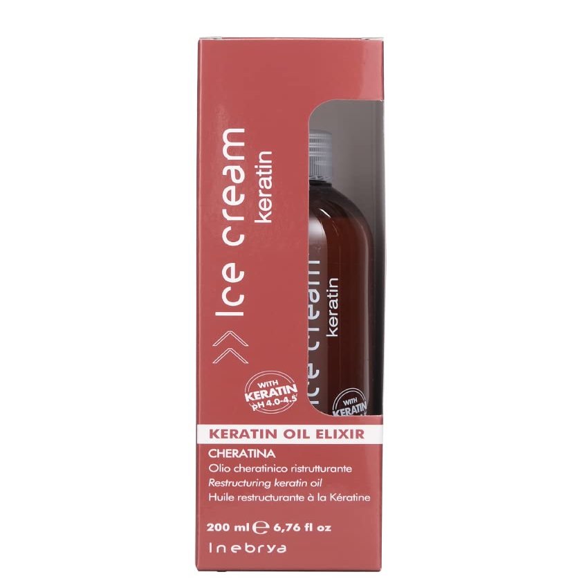 Inebrya Ice Cream Keratin Oil Elixir - 200 ML