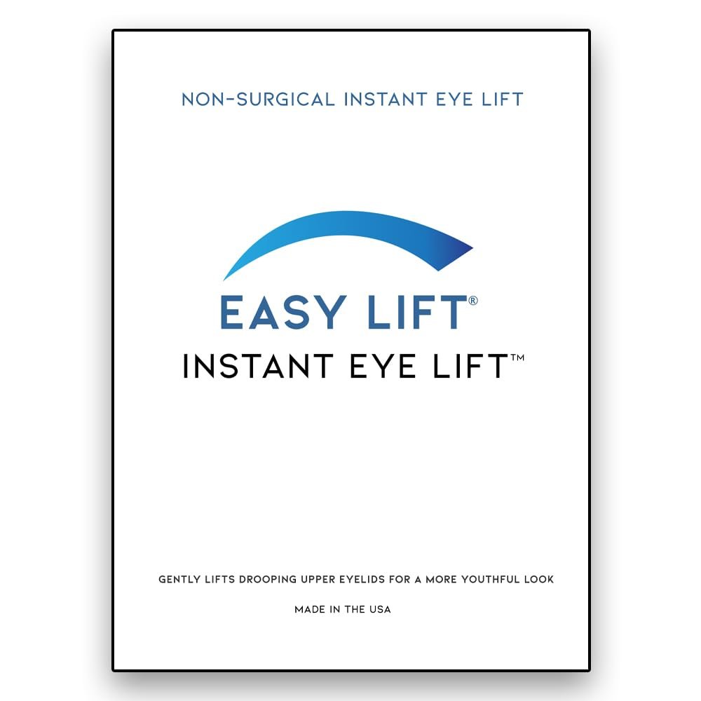 EasyLift The Original 60 Second Eye Lift Strips | Instant Upper Eyelid Lift for Droopy Eyes | As Seen On TV | Hypoallergenic, Lab Tested & Safe for Daily Use | Made in USA (64 pcs)