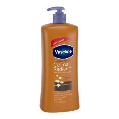 Vaseline Intensive Care Cocoa Radiant Lotion 32 oz (Pack of 2)