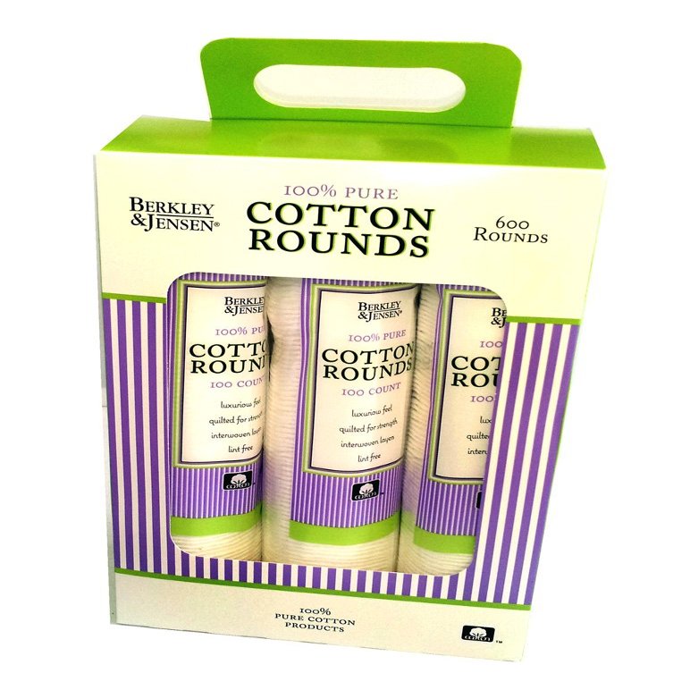 Berkley and Jensen 100% Pure Cotton Rounds 600 ct.