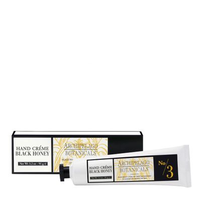 Archipelago Botanicals Black Honey Hand Crme, Rich and Lightly Scented Hand Lotion for Dry Skin, Cuticles and Rough Spots, Premium Plant Extracts (3.2 oz)
