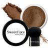 2pc FOUNDATION with KABUKI BRUSH Mineral Makeup (EBONY) Matte Loose Powder Bare Face Cosmetics Full Coverage Long Lasting All Skin Types SPF 18 view 1