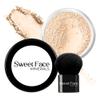 2pc FOUNDATION with KABUKI BRUSH Mineral Makeup (FAIR 1) Matte Loose Powder Bare Face Cosmetics Full Coverage Long Lasting All Skin Types SPF 18 view 1
