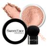 2pc FOUNDATION with KABUKI BRUSH Mineral Makeup (LIGHT TAN) Matte Loose Powder Bare Face Cosmetics Full Coverage Long Lasting All Skin Types SPF 18 view 1