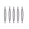 6 Pieces Plastic Bun Maker Curler/Hair Twist Braid Tool with Magic Roll Clips view 1