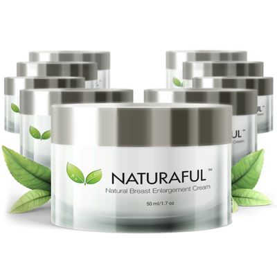 NATURAFUL - (9 JAR) ADVANCED Breast Enhancement Cream - Natural Breast Enlargement, Firming and Lifting Cream | Trusted by Over 100,000 Users & Includes Handbook