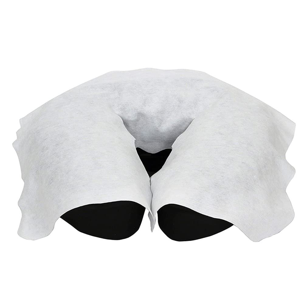 BodyMed Disposable Face Cradle Covers - 2 Pack of 100 Sheets - Medical-Grade, Ultra Soft, Luxurious, Non-Sticking Massage Face Covers/Headrest Covers for Massage Tables & Massage Chairs