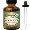 US Organic Avocado Oil Unrefined Virgin, USDA Certified Organic, 100% Pure & Natural, Cold Pressed, in Amber Glass Bottle w/Glass Eye dropper for Easy Application (2 oz (Small)) view 1