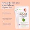 SpaLife Moisturizing Foot Mask | Foot Wrap for Dry Cracked Feet Intensive Repair Treatment | Tea Tree Oil Softening Booties | Callus Remover Alternative | Self Care Gifts for Women | 8 Pack view 2