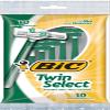 BIC Twin Select, Sensitive Skin, Disposable Shaver for Men, 10 Count (Pack of 1) view 1