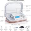 Trophy Skin MicrodermMD - At Home Microdermabrasion Kit - Anti Aging and Acne Treatment - Contains Real Diamond and Pore Extractor Tips to Rejuvenate Skin - White view 2