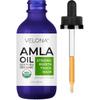 velona Amla Oil USDA Certified Organic - 2 Fl Oz | 100% Pure and Natural Carrier Oil | Extra Virgin, Unrefined, Cold Pressed view 1