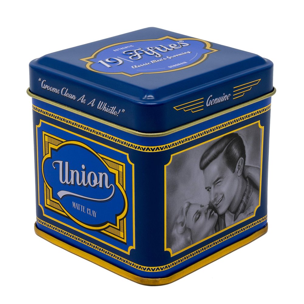 Matte Styling Clay For Men - 4oz Beautifully Crafted Tin | All Day Pliable Hold, Low Shine & Big Volume - Ideal For Loose Pomps, Messy Side Parts & Any Bed Head Looks