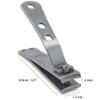 KOHM Curved Nail Clippers with Nail File (in Build) - Heavy Duty Stainless Steel Toe Nail Nippers Tool for Men, Women, Seniors & Adults view 2