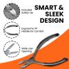 Kohm Toenail Clippers | Soft Rubber Handle for Easy Use & Precision Sharp Cutting | Thick, Fungal & Ingrown Nail Cutter for Men, Women, Seniors & Pets view 4