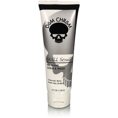 DM CHRM - Bald Shaving - SKULL Scrub Pre-Shave Scrub & Wash - 4 fl oz