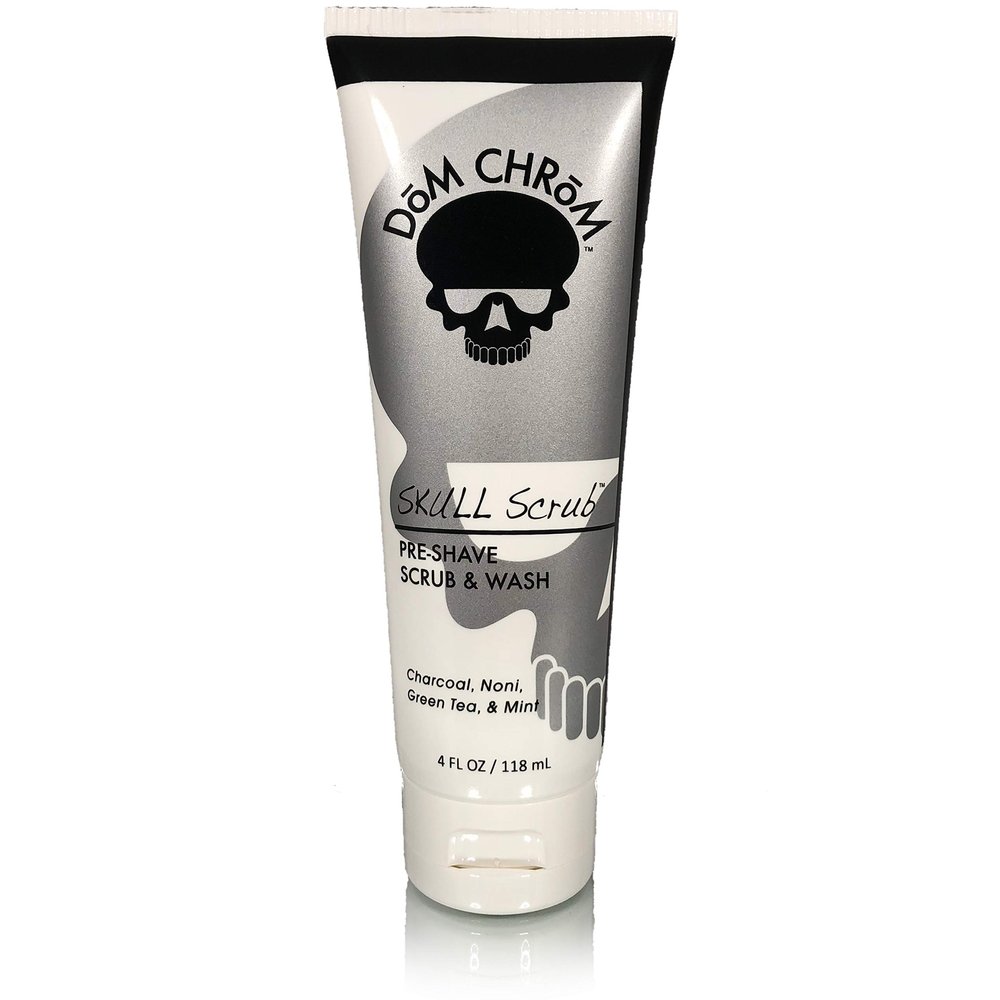 DM CHRM - Bald Shaving - SKULL Scrub Pre-Shave Scrub & Wash - 4 fl oz