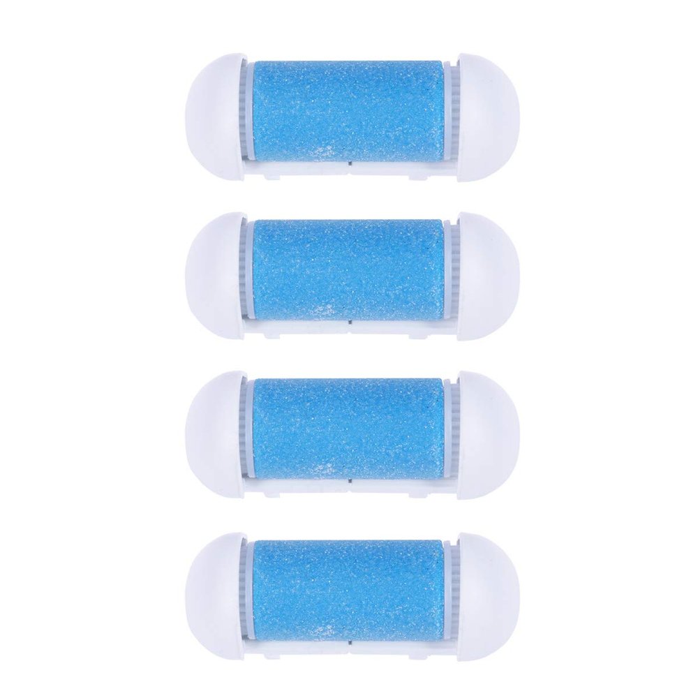 Foot Dead Skin Removal Replacement Head Cuticles Remover Head 4pcs(Blue)