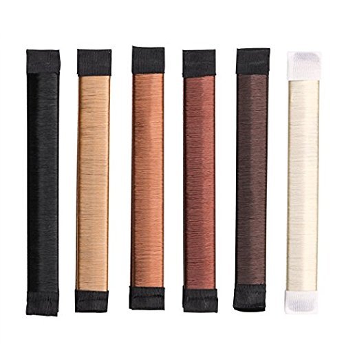 AnHua 6pcs Fashion Hair Styling Disk Hair, Donut Former Foam DIY Tool