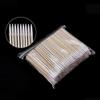 600Pcs Microblading Cotton Swab Short Wood Handle Small Pointed Tip Head Cotton Swab Eyebrow Tattoo Beauty Makeup Permanent Supplies Cosmetic Applicator Sticks view 3