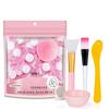 100 pcs Compressed Facial Mask Sheet Beauty DIY Disposable Mask Paper Natural Cotton Skin Care Wrapped Masks Normal ThickGet a Small Mask Bowl, Mask Brushes view 1